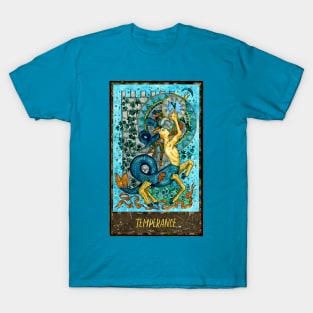 Temperance. Magic Gate Tarot Card Design. T-Shirt